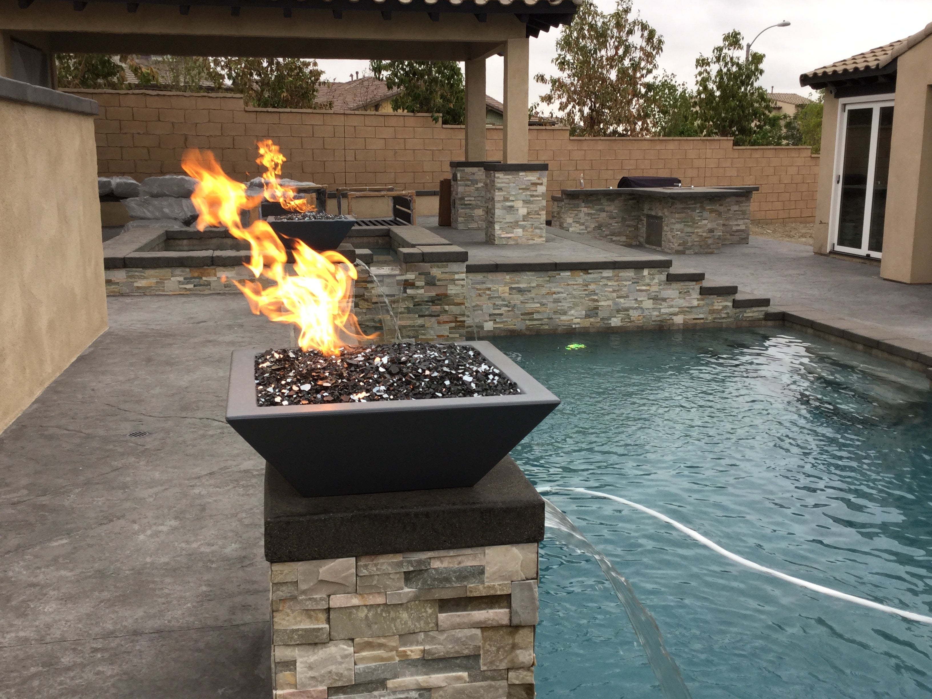 24" Maya GFRC Fire Bowl- OPT-24SFO