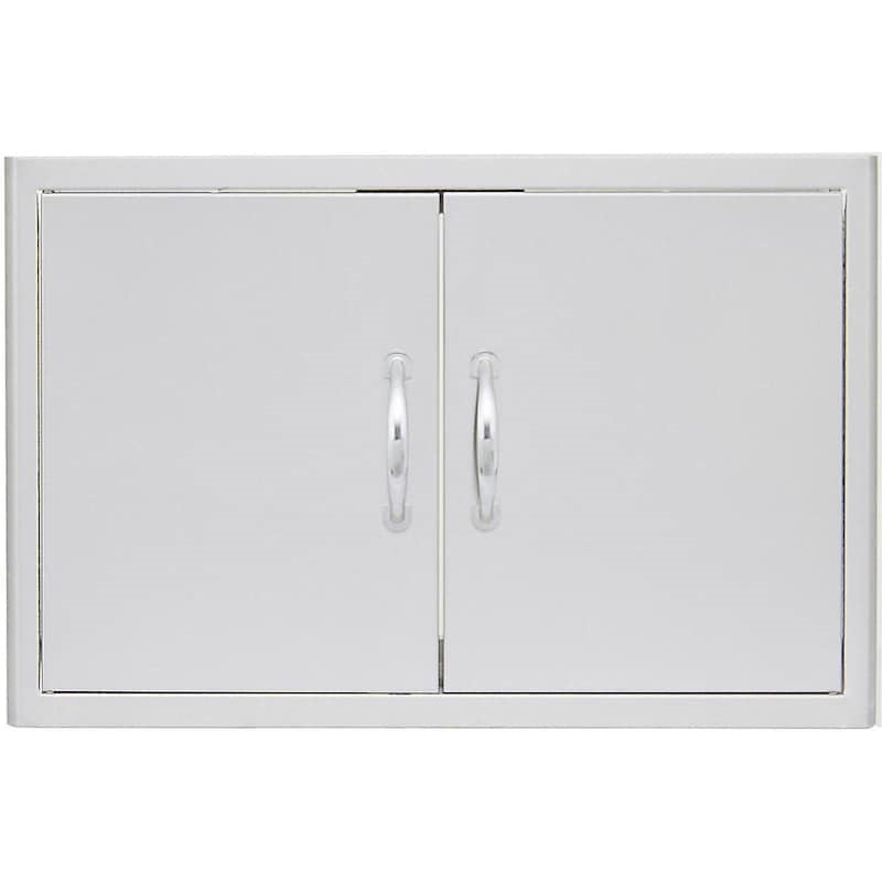 Blaze 32" Double Access Door With Paper Towel Holder in Stainless Steel (BLZ-AD32-R)