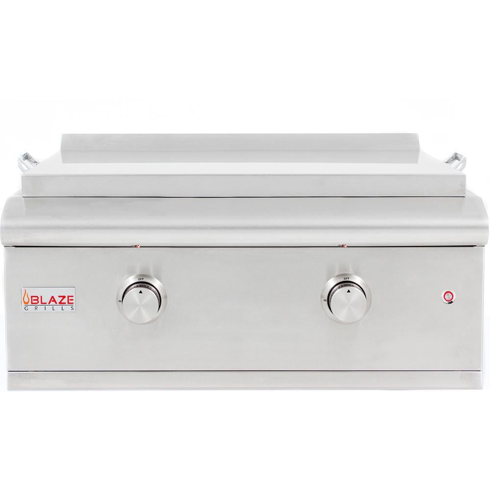 Blaze Premium LTE 30-Inch Built-In Gas Griddle With Lights - BLZ-GRIDDLE-LTE-LP/NG
