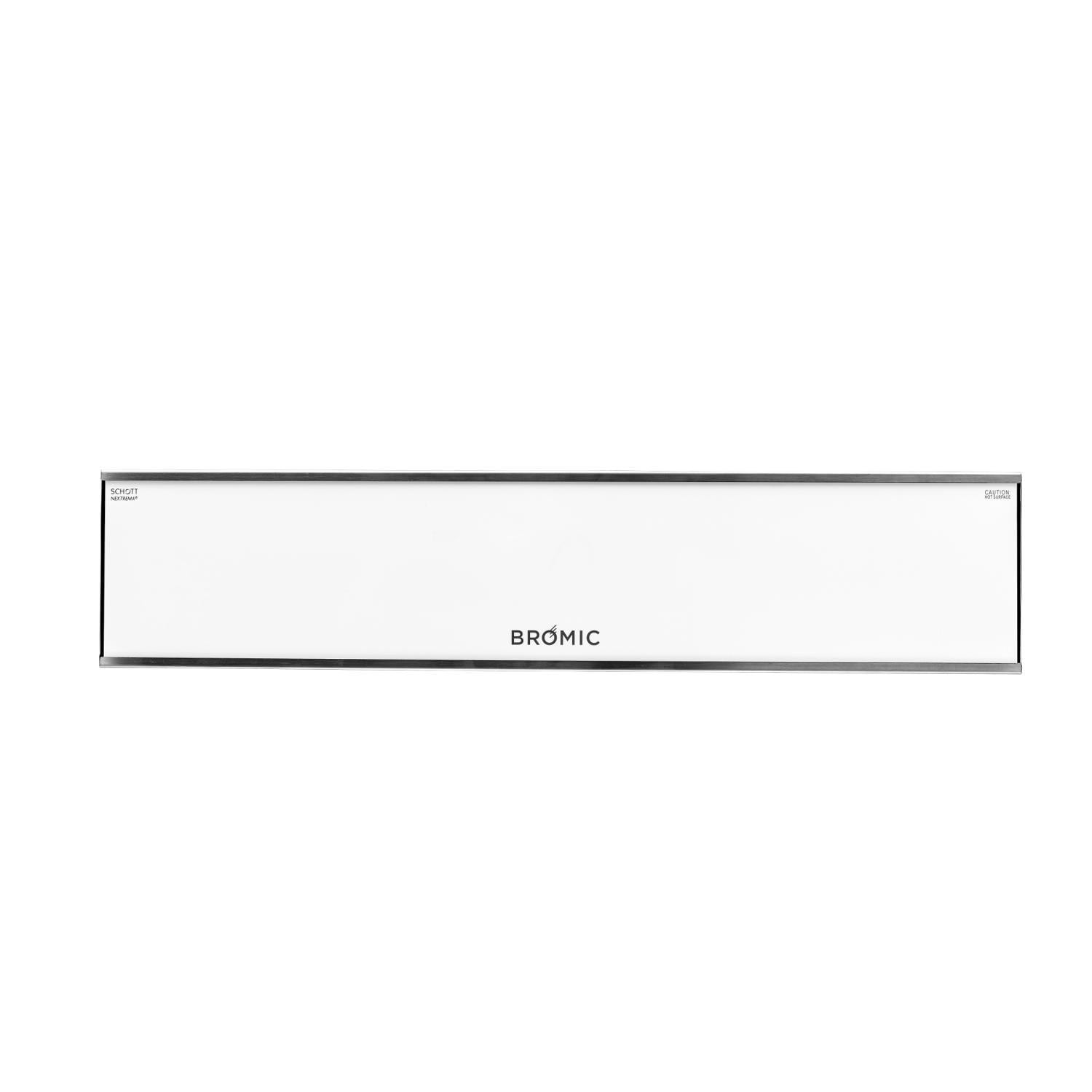 Bromic Heating - Platinum Smart-Heat Marine Grade 50-Inch 3400W Dual Element 240V Electric Infrared Heater - White - BH0320018
