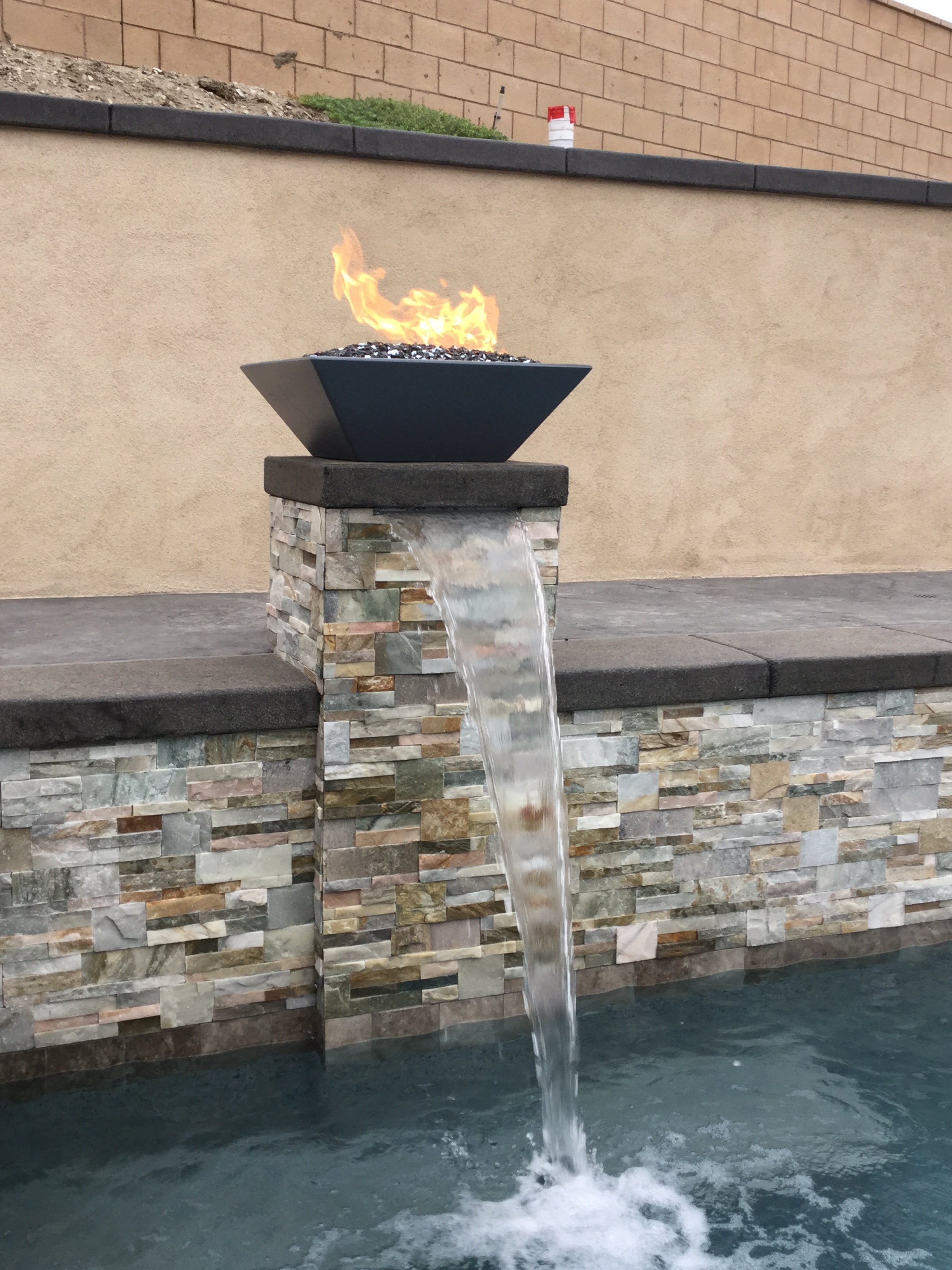 30" Maya GFRC Fire Bowl- OPT-30SFO