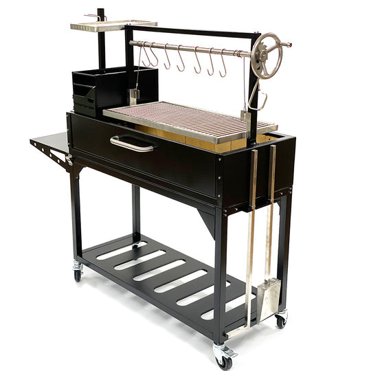 Tagwood BBQ Fully Assembled Argentine Santa Maria Wood Fire & Charcoal Grill - BBQ03SIF
