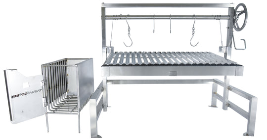Tagwood BBQ Insert Style Argentine Santa Maria Wood Fire & Charcoal Grill - BBQ09SS