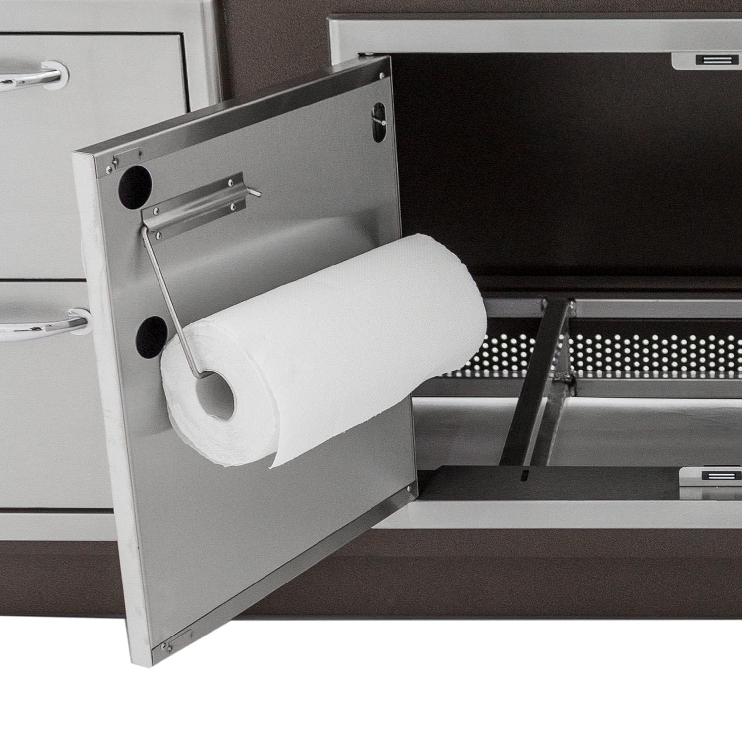 Blaze 40" Double Door With Paper Towel Holder in Stainless Steel Finish (BLZ-AD40-R)